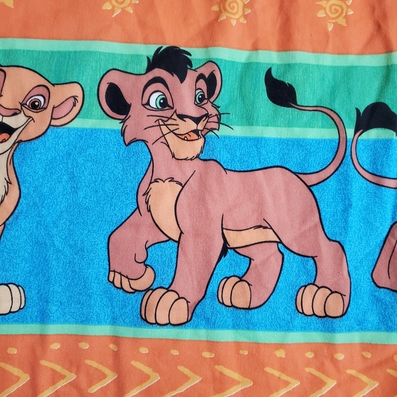 Vintage 90s The Lion King 2 Simba’s Pride Fitted Sheet and Duvet Cover Twin - Picture 6 of 10